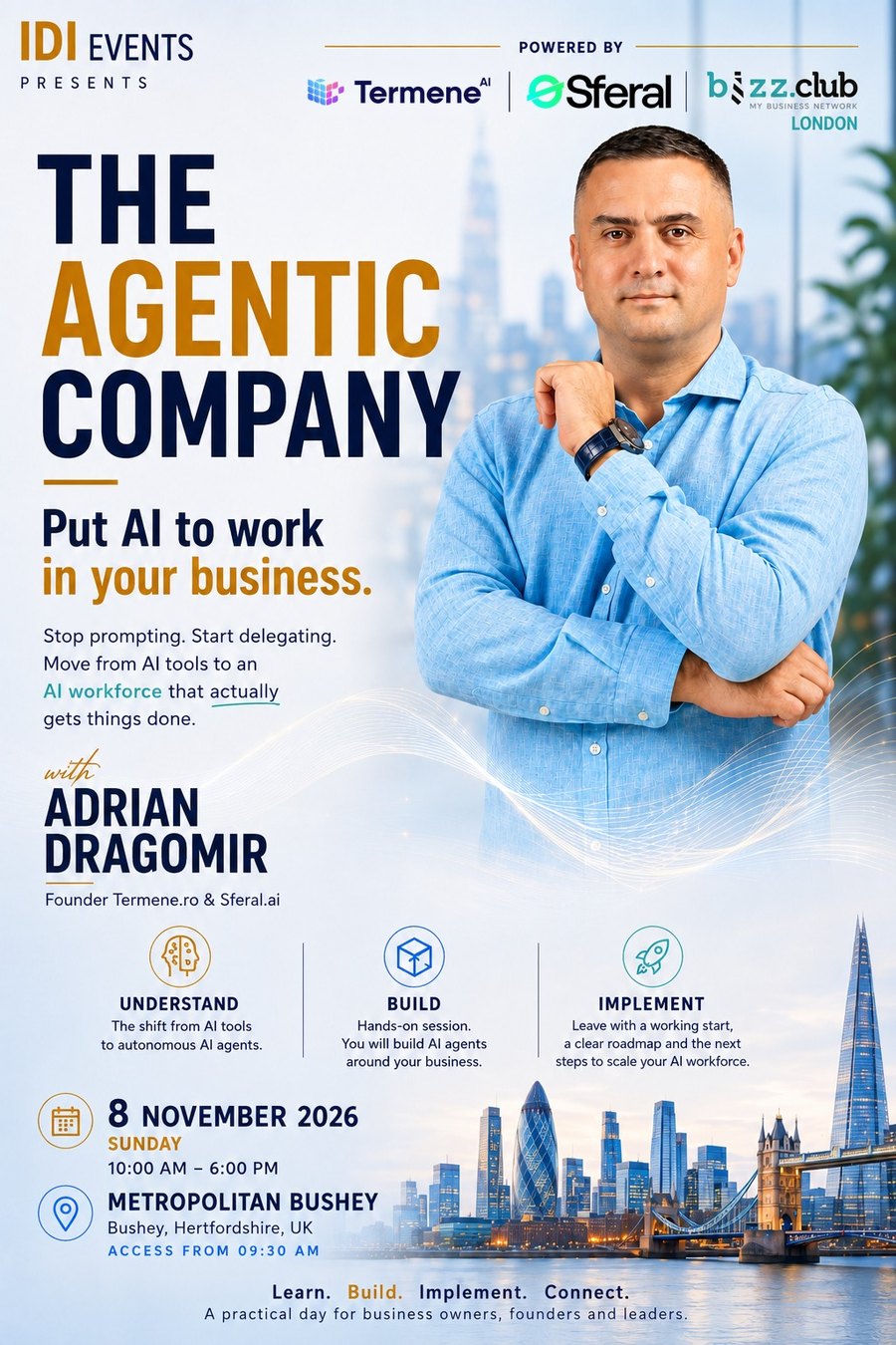 Posterul oficial The Agentic Company, 28 februarie 2027